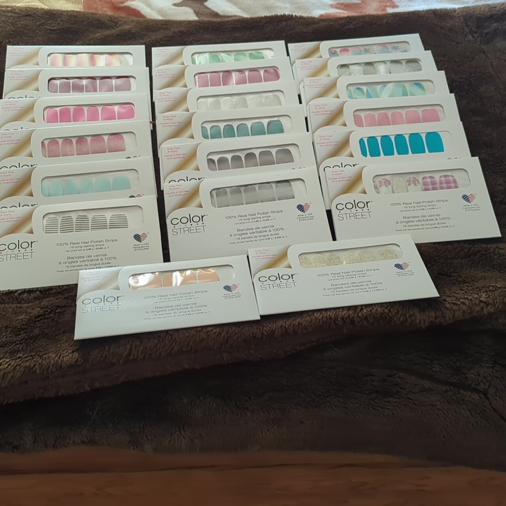Lot of Color Street Nail Strips